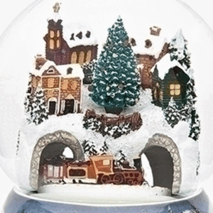 Revolving-Train-Globe-Close