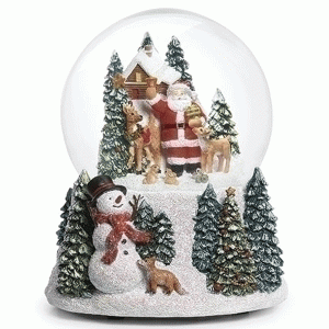 Santa-Cabin-Snow-Globe