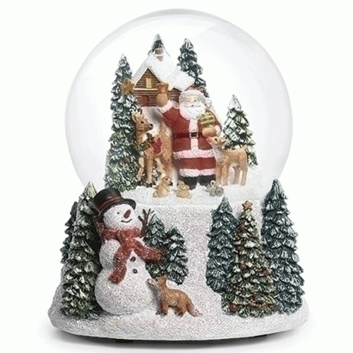 Santa-Cabin-Snow-Globe
