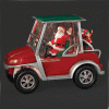 Santa-Golf-Cart