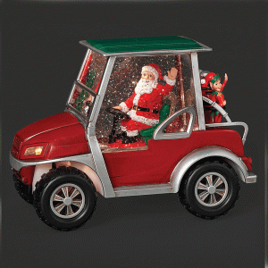 Santa-Golf-Cart