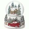 Santa-Red-Truck-Snow-Globe