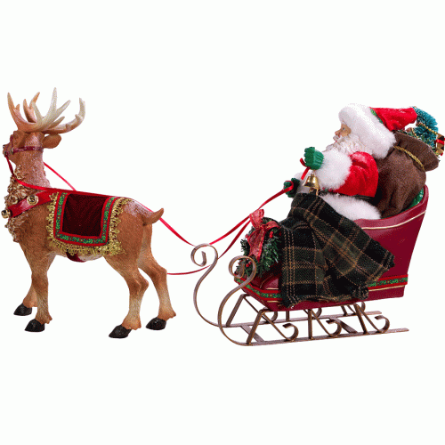 Santa-Sleigh-&-Deer-back