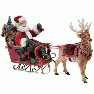 Santa-Sleigh-&-Deer-front
