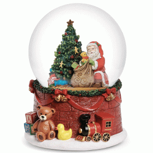 Santa-With-Gifts-Globe