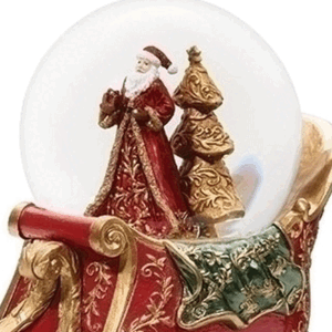 Santa-in-Sleigh-Globe-close