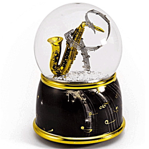 Sax-Snow-Globe
