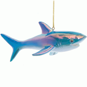 Shark-Iridescent-Ornament