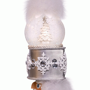 Silver-Nutcracker-with-Globe-lit
