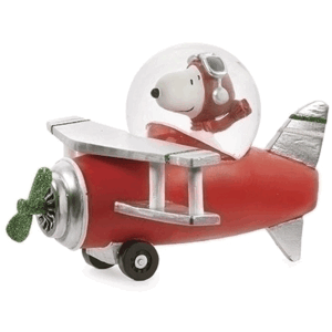 Snoopy-Biplane-Globe