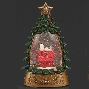 Snoopy-Doghouse-Tree-Globe