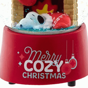 Snoopy-Fireplace-Globe-base