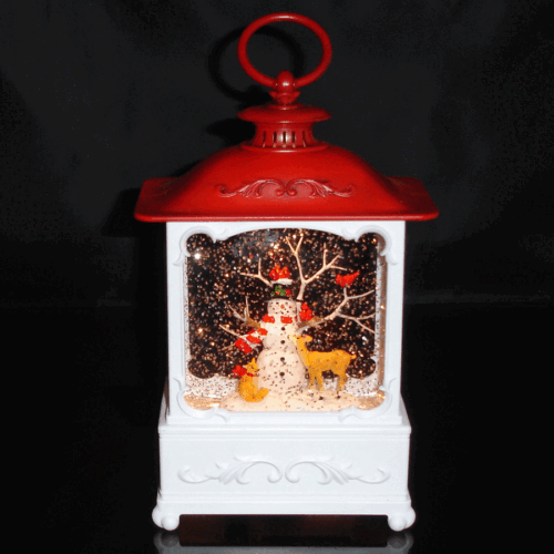 Snowman-Animals-Lantern