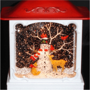 Snowman-Animals-Lantern-close