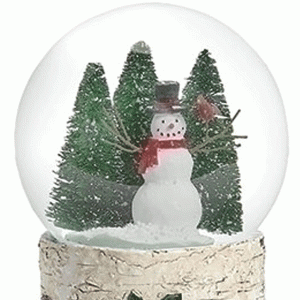Snowman-Cardinals-Nest-Globe-close