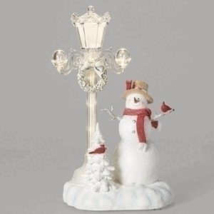 Snowman-Lamppost