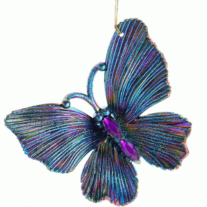 Teal-Butterfly-Ornament