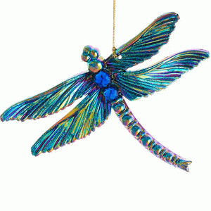 Teal-Dragonfly-Ornament