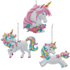 Unicorn-Daisy-Ornament-Set
