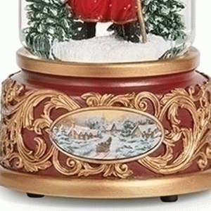 Victorian-Santa-Globe-Red-base